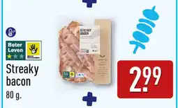 ALDI Streaky bacon aanbieding