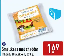ALDI Smeltkaas met cheddar aanbieding