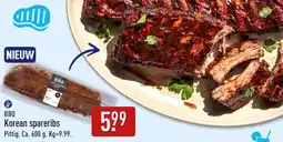 ALDI BBQ Korean spareribs aanbieding