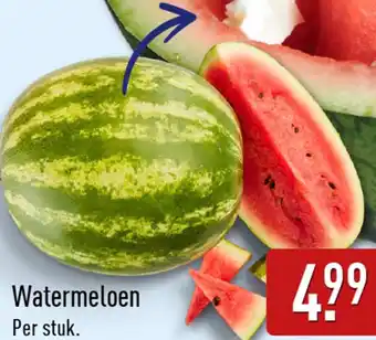 ALDI Watermeloen aanbieding