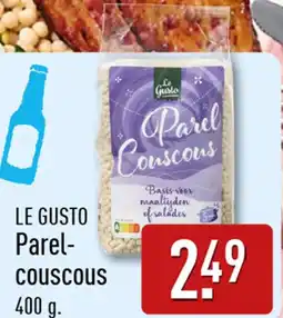 ALDI Le gusto parelcouscous aanbieding