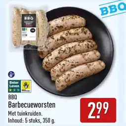 ALDI BBQ Barbecueworsten aanbieding