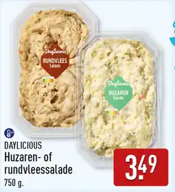 ALDI Daylicious Huzaren-of rundvleessalade Daylicious aanbieding