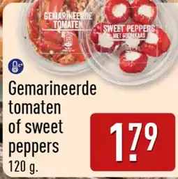 ALDI Gemarineerde tomaten of sweet peppers aanbieding