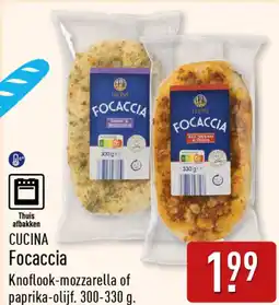 ALDI Cucina focaccia aanbieding