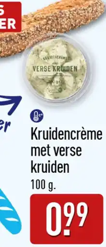 ALDI Kruidencrème met verse kruiden aanbieding