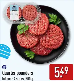 ALDI Quarter pounders aanbieding