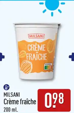ALDI Milsani Crème fraîche aanbieding