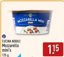 ALDI Cucina nobile Mozzarella mini's aanbieding
