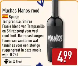 ALDI Muchas Manos rood aanbieding
