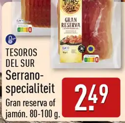 ALDI Tesoros del sur serrano- specialiteit aanbieding