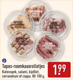 ALDI Tapas-roomkaasrolletjes aanbieding