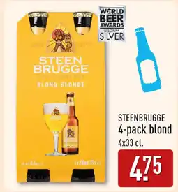 ALDI Steenbrugge 4-pack blond aanbieding
