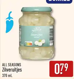 ALDI All Seasons Zilveruitjes aanbieding