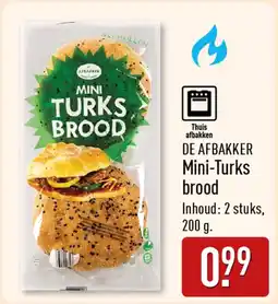 ALDI De afbakker mini-turks brood aanbieding