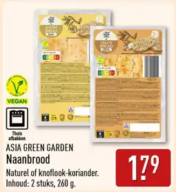 ALDI Asia green garden naanbrood aanbieding