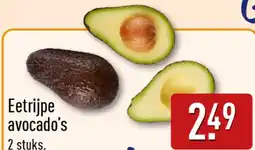 ALDI Etrijpe avocado's aanbieding