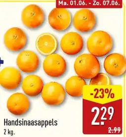 ALDI Handsinaasappels aanbieding