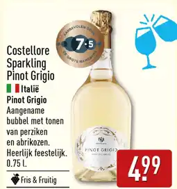 ALDI Costellore Sparkling Pinot Grigio aanbieding