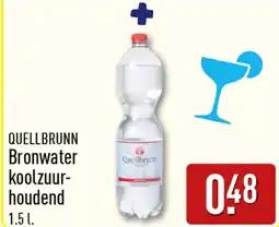 ALDI Quellbrunn bronwater koolzuur- houdend aanbieding