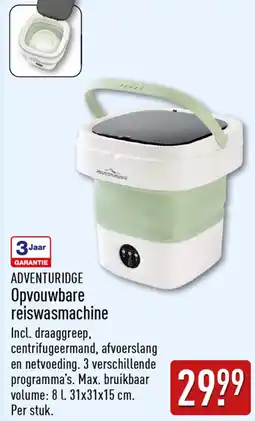 ALDI Adventuridge Opvouwbare reiswasmachine aanbieding
