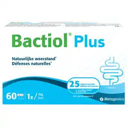 Holland & Barrett 2e product 50% korting | Metagenics Bactiol ️ Plus - 60 capsules aanbieding
