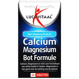 Holland & Barrett Online deals | Lucovitaal Calcium - Magnesium Bot Formule (60 Tabletten) aanbieding