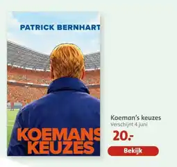 Bruna Koeman's keuzes aanbieding