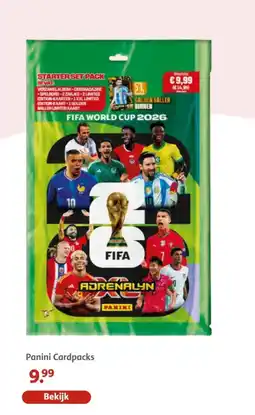Bruna Panini Cardpacks aanbieding