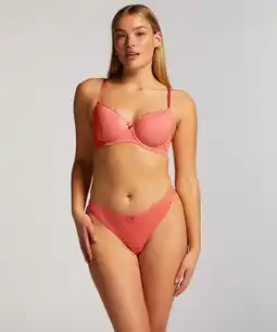 Hunkemoller Hunkemöller String Marine Roze aanbieding