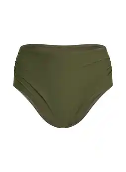 Hunkemoller Hunkemöller Hoog cheeky shaping bikinibroekje Luna Groen aanbieding