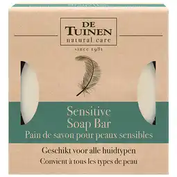 Holland & Barrett 1+1 gratis | De Tuinen Sensitive Soap Bar - 70g aanbieding