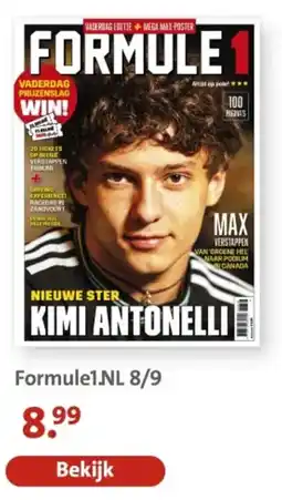 Bruna Formule1.NL 8/9 aanbieding