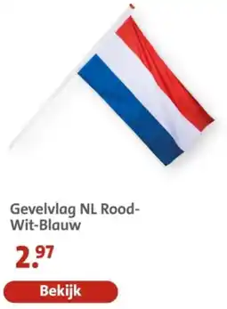 Bruna Gevelvlag NL Rood- Wit-Blauw aanbieding