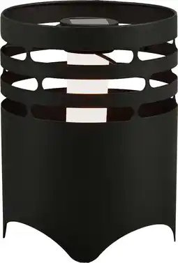 Intratuin Luca Lighting solar tafellamp zwart D 19 H 25 cm aanbieding