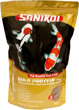 Intratuin Velda visvoer SaniKoi Gold Protein Plus 3 mm 3 L aanbieding