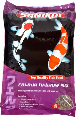 Intratuin Velda visvoer SaniKoi Colour Hi-Grow 6 mm 10 L aanbieding