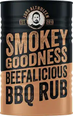 Intratuin Smokey Goodness BBQ rub Beefalicious 250 gr aanbieding