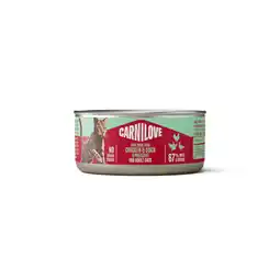Zooplus Voordeelpakket 24x 100g Carnilove Cat Paté Kip, Eend & Fazant nat kattenvoer aanbieding