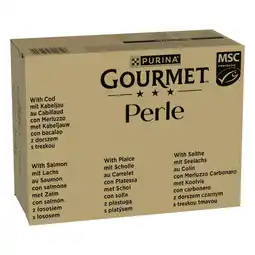 Zooplus Jumbopack Gourmet Perle 96 x 85 g - Ocean Flakes in Saus (4 Soorten) aanbieding