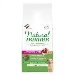 Zooplus 30% korting! 2 x Natural Trainer droogvoer voor honden - Adult Maxi met rauwe Ham 2 x 12 kg aanbieding
