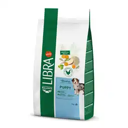 Zooplus 30% korting! 2 x 12 kg of 2 x 14 kg Libra droogvoer voor honden - Puppy Kip 2 x 12 kg aanbieding