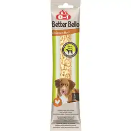 Zooplus 2 + 1 gratis! 8in1 Better Bello hondensnacks - Broodje Kip 3 stuk (maat L) aanbieding