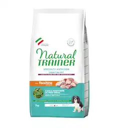 Zooplus 30% korting! 2 x Natural Trainer droogvoer voor honden - Light Mini Adult met Kalkoen 2 x 7 kg aanbieding