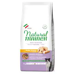Zooplus 30% korting! 2 x Natural Trainer droogvoer voor honden - Mature Medium met Kip 2 x 12 kg aanbieding