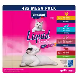 Zooplus Vitakraft Cat Vloeibare snack Multipack - 48 x 15 g (Mix 2) aanbieding