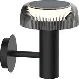 Intratuin Luxform Lighting solar wandlamp Yukon grijs 15,1 x 20 x 17,8 cm aanbieding