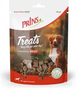 Intratuin Prins hondensnoepjes Treats Rund 120 g aanbieding