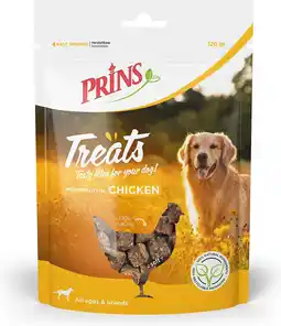 Intratuin Prins hondensnoepjes Treats kip 120 g aanbieding
