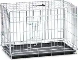 Intratuin Beeztees hondenbench zilver 81 x 56 x 62 cm aanbieding